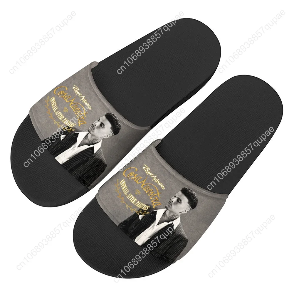 Singer Rauw Alejandro Cosa Nuestra Slippers Home Water Shoes Mens Womens Summer Slipper Indoor Outdoor Shower light Pool Sandals 2