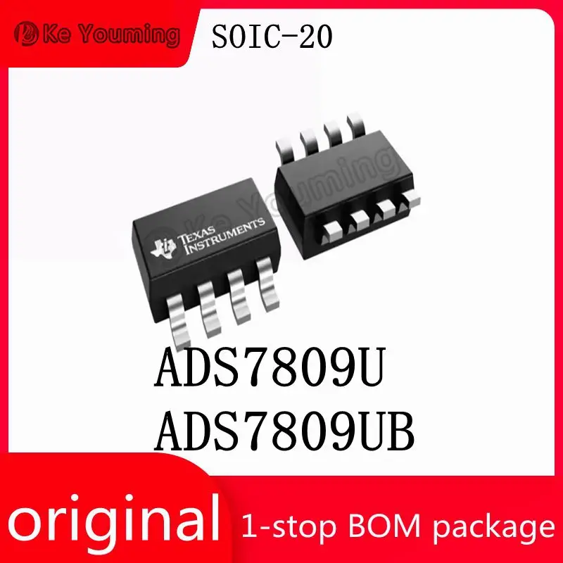 1PCS ADS7809U ADS7809UB SOIC-20 Distribution Order Supporting Electronic Components Analog-to-Digital Converter, ADC