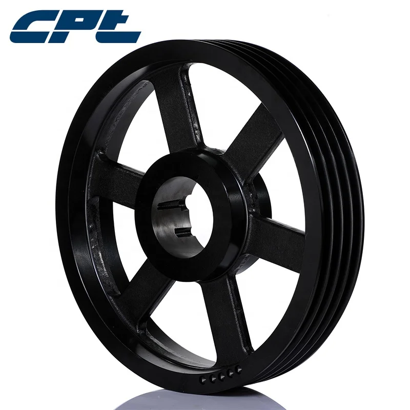 CPT European Standard V-Belt Pulley SPC450-04,  4 Grooves, 459.6mm OD with 3535 Bushing for SPC belt