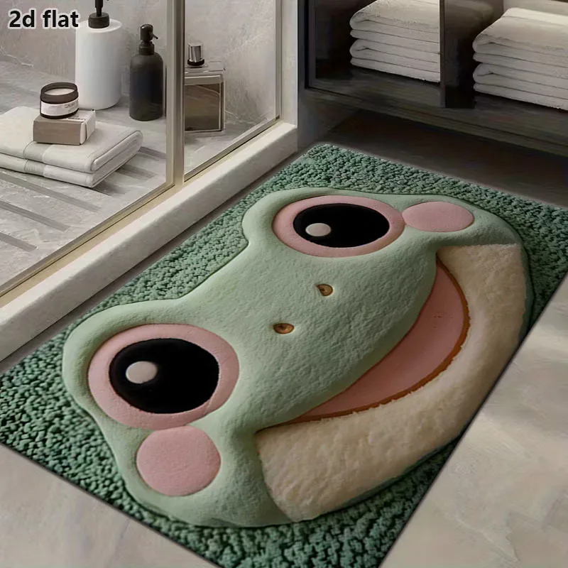 Perfekt zum Verschenken, diese Teppiche eignen sich ideal für Esstische und Eingangsbereiche. Frosch-Motiv Bettvorleger, Teppiche, Esszimmerteppiche