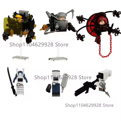 New KDL SWAT Skibidi Toilet Man Figures Anime Block Toys TvMan Titan Cameraman Speakerman Bricks Model Toy Birthday Gift - Image 6
