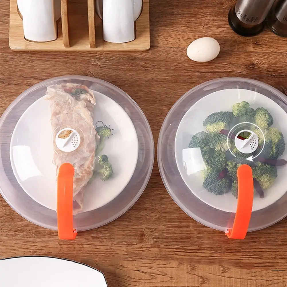 Microwave Food Cover Heat-resistant Food Splatter Guard Microwave Oven Pan Lid Plate Stove Cover Transparent Anti-Splash Cover - view 6