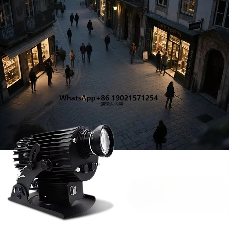 

Free Custom Logo Gobo Projector Advertising Lights 60W/100W/150W LED Sign Wall Projection Lamp Outdoor Waterproof