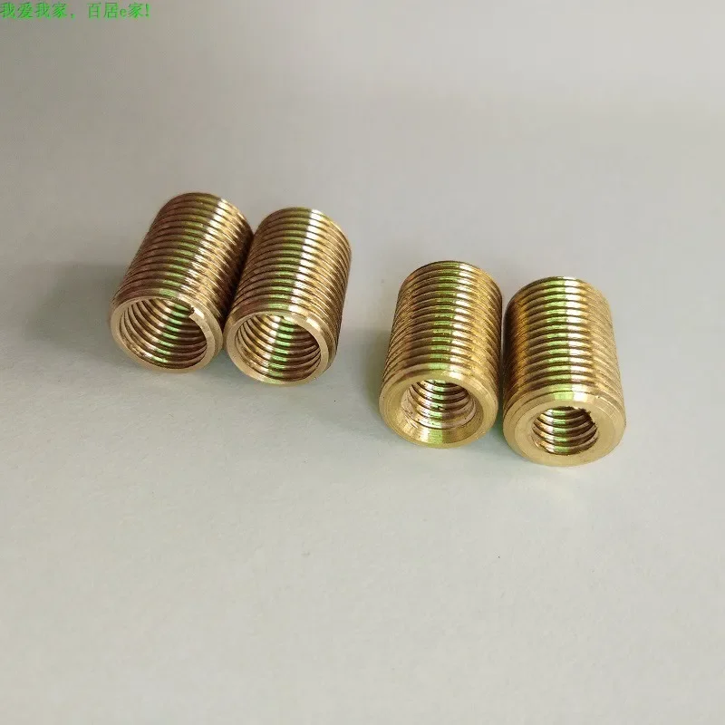 5pcs/lot M10 Outer To M8/M6 Inner 15mm Long Brass Threaded Hollow Tube Adapter Inner Outer Threaded Coupling Conveyer Joint DIY