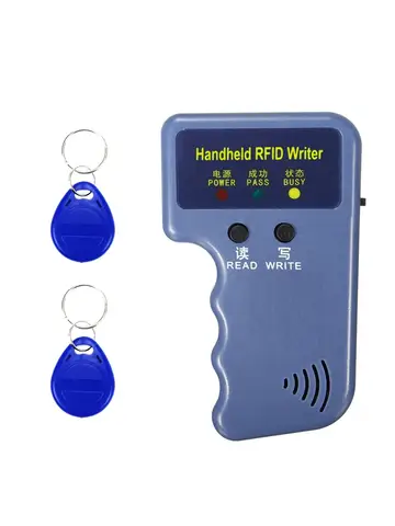 5YOA RFID ID Card Writer Copier Repetitive Handheld 125KHz EM4100 5200 Duplicator Programmer T5577 Rewritable Keyfobs Tags