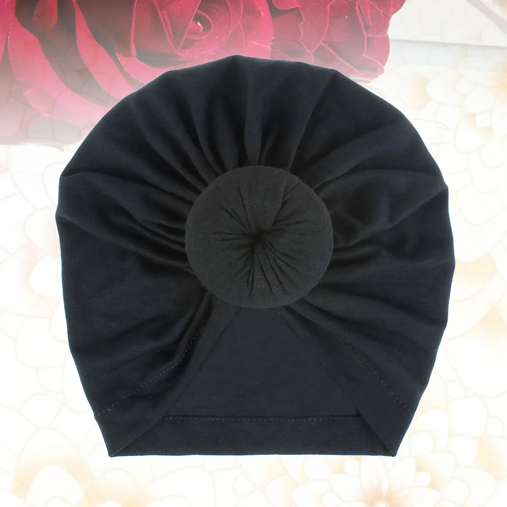 

Baby Hat Toddlers Bonnet Knitting Doughnut Cotton Cap for Kids European and American