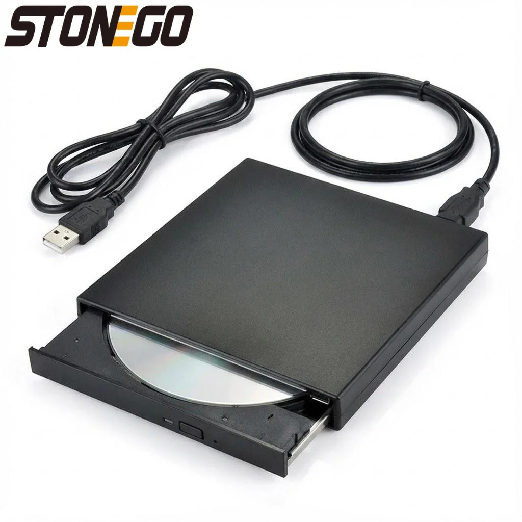 

Внешний USB-считыватель компакт-дисков и DVD-дисплеев с двумя USB-кабелями для портативных компьютеров с ОС Windows и Mac Essential Drive