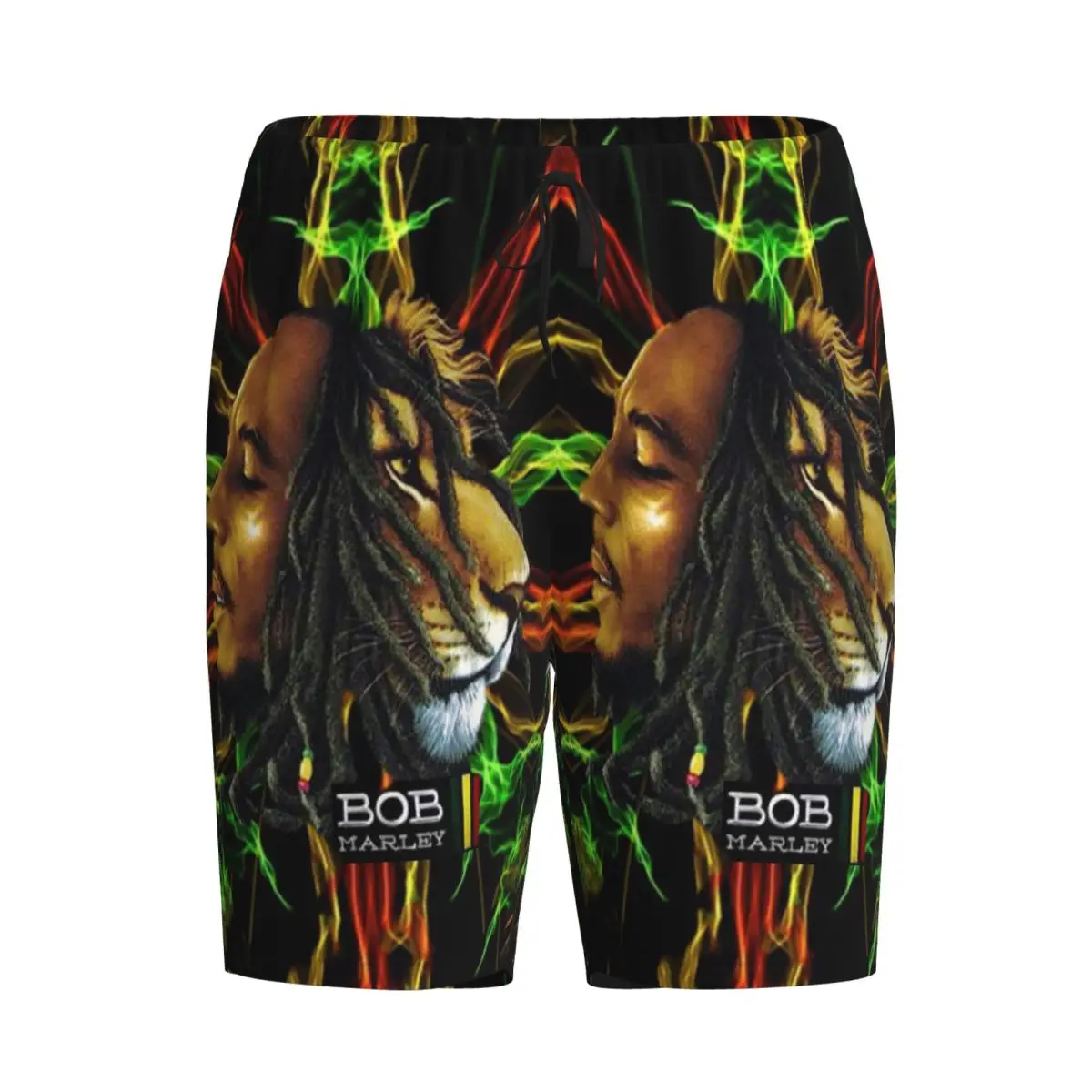 

Мужские шорты-пижамы с принтом Боба Марли (регги-рок), домашние брюки для сна и отдыха