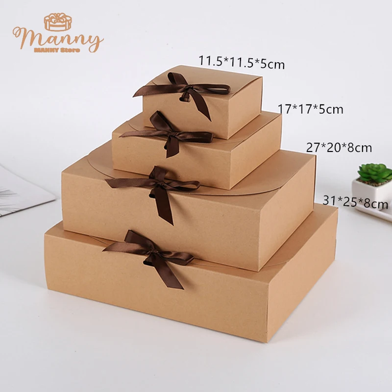 10pcs Black White Gift Box Small Gifts Packaging Box Kraft paper Bridesmaid Box,Wedding,Present,Birthday,Christmas,Party