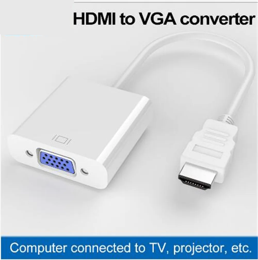 1080P متوافق مع محول VGA كابل محول رقمي إلى تناظري لأجهزة Xbox PS4 PC صندوق التلفزيون المحمول إلى جهاز عرض HDTV #3