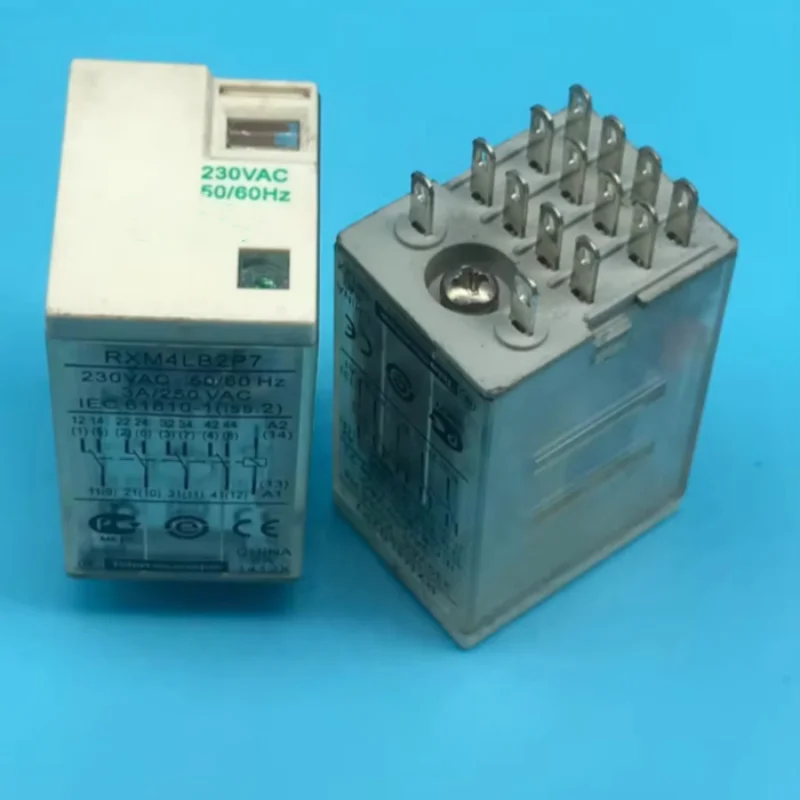 

RXM4AB2P7 230VAC 50/60HZ AC 14pin Intermediate Relay