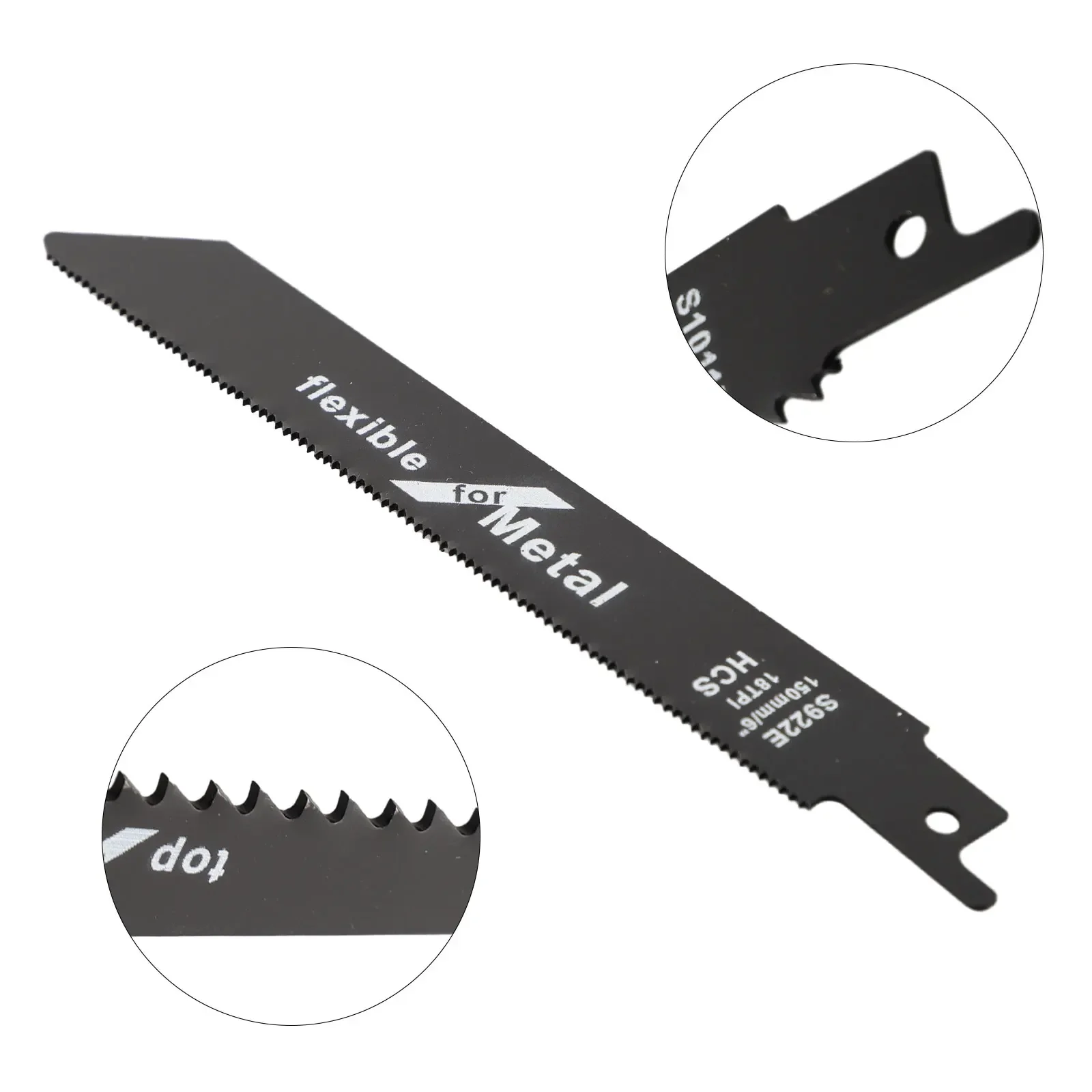 4pcs Reciprocating Saw Blades Set Efficient Cutting Wood Plastic Metal Reciprocating Saw Saw Blades Power Tool Accessory