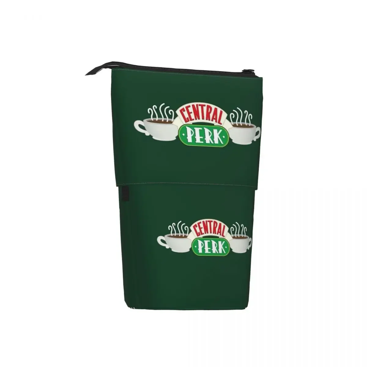 Central Perk Friends TV Show Reversible Pencil Case Pen Holder Storage Large Storage Pen Box Pencil Bag for Studen Gifts