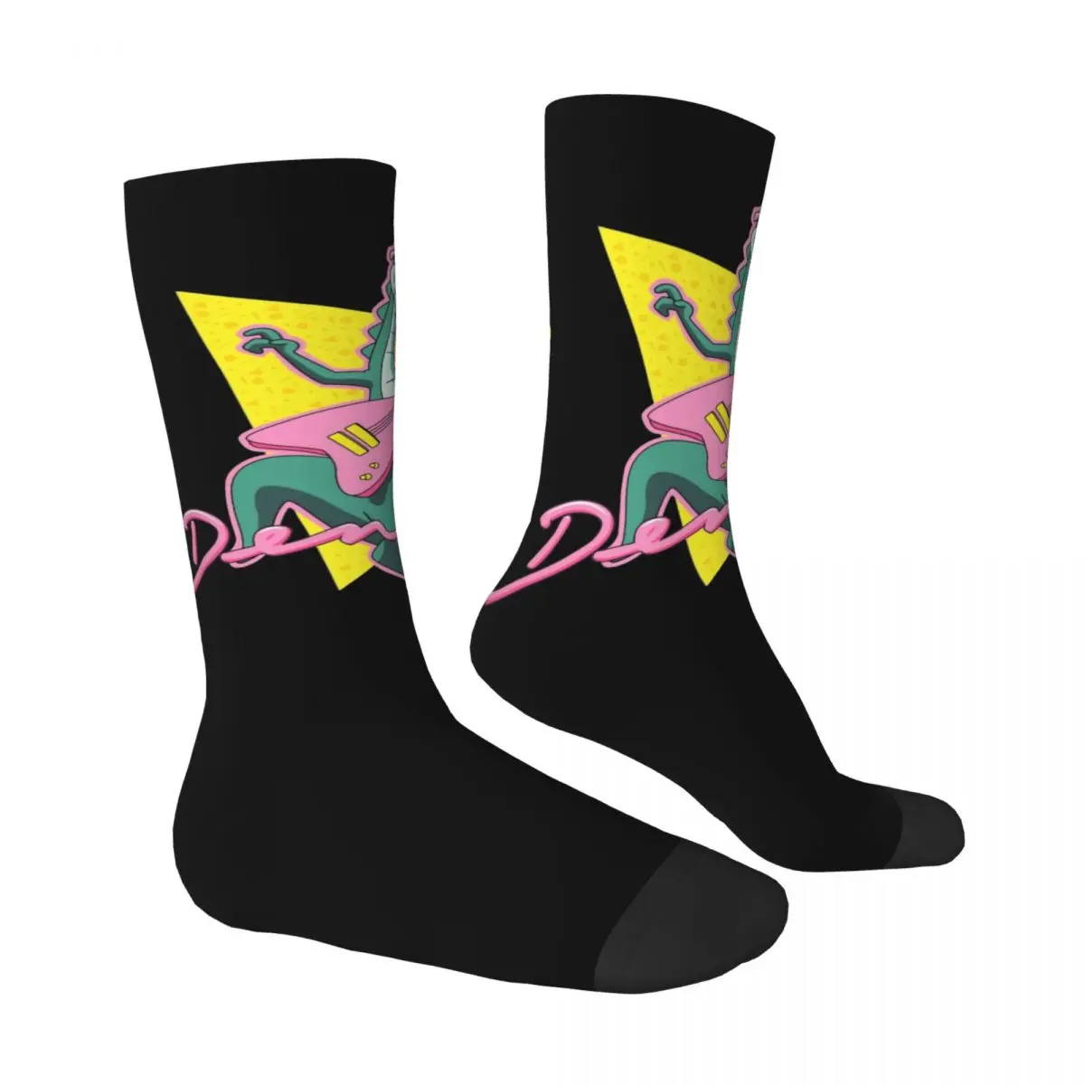 Men Socks Denver The Last Dinosaur Stockings Winter Retro Soft Breathable Socks Design Outdoor Sports Non Slip Socks