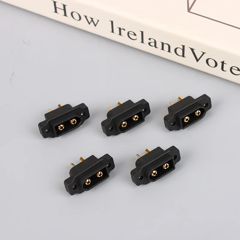 1/5Pcs XT60EW-M Black Mountable XT60E Male Plug Connector For 3.5MM Lithium Battery Plug RC Drone Aircraft Racing Accessories