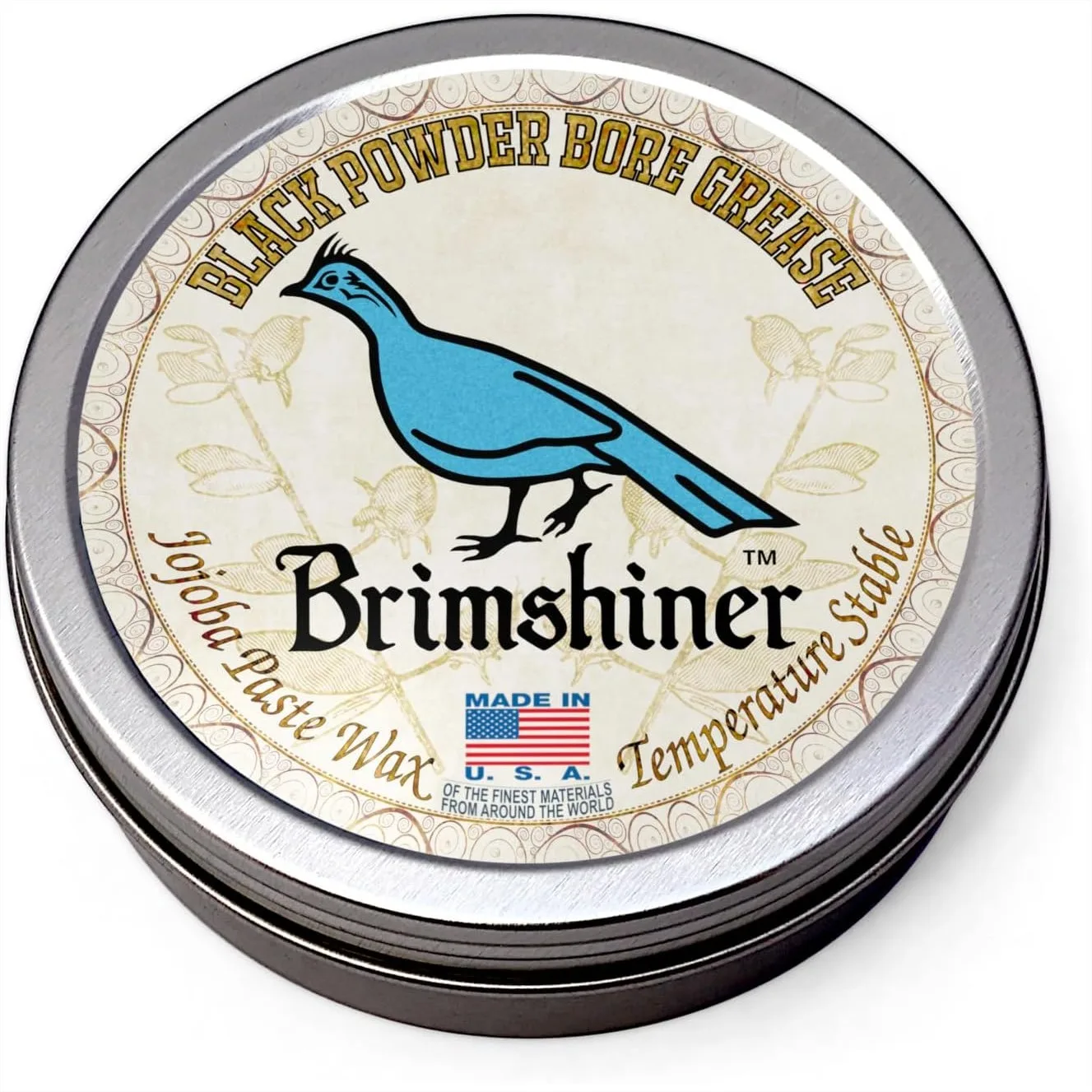 

Black Powder Bore Grease Lubricant Butter for All Muzzleloaders, Temperature Stable Jojoba Oil Based