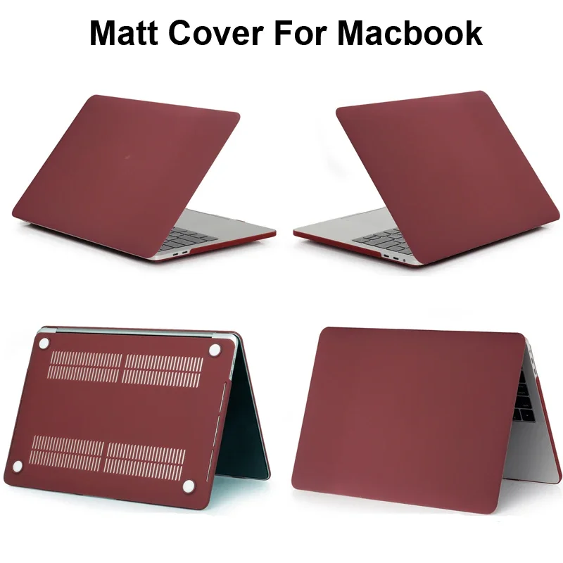 For Macbook Pro 13 Protective Case A1706 A1989 A2159 A2289 A2251 A2338 A1708 A1278 Retina 13 inch A1502 A1425 Matte Cover Shell