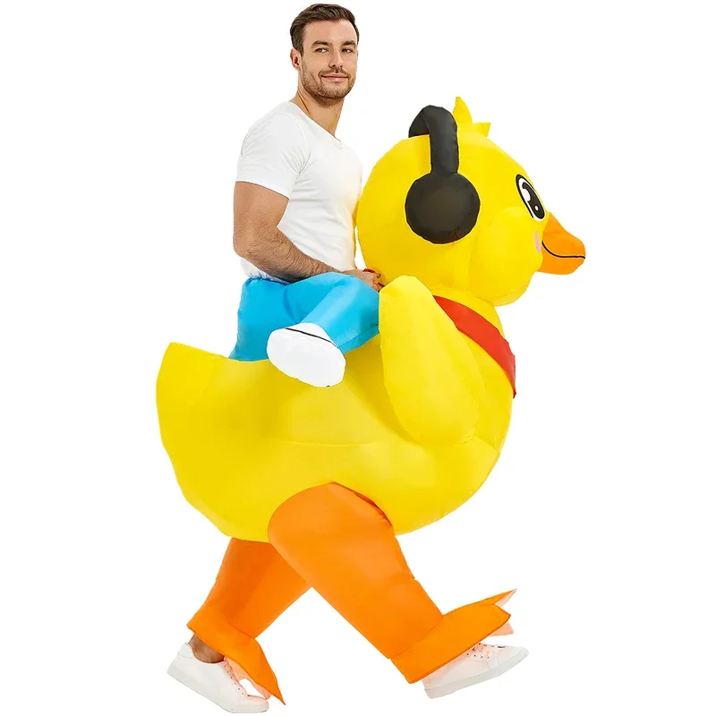 EE01 Животное Ковбойская Лошадь Надувные Костюмы Утки Аниме Талисман Необычные Пурим Хэллоуин Косплей Костюм Платье Костюмы для AIo0!