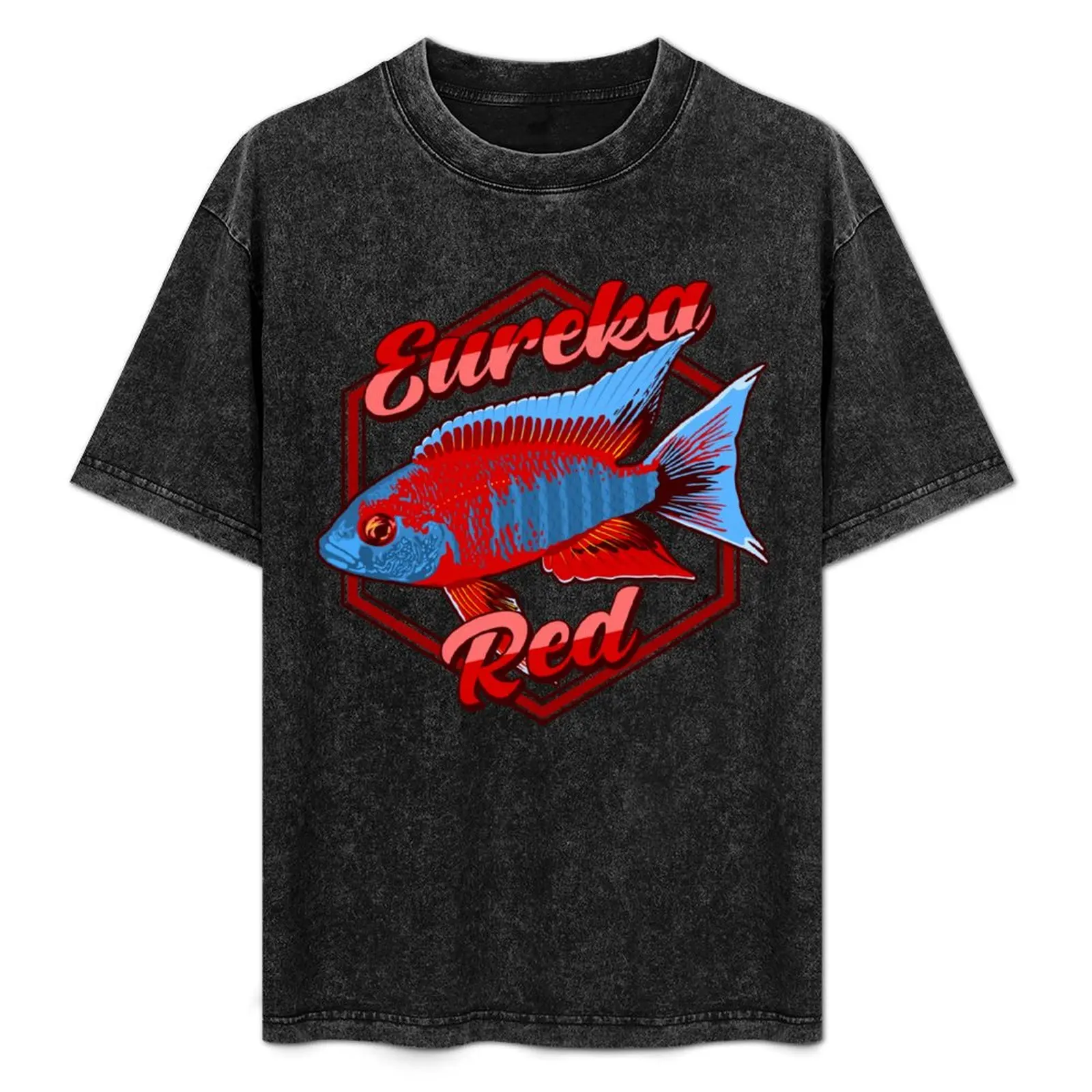 

Eureka Red Peacock Cichlid Lake Malawi Aulonocara Aquarium Fish Kaiserbuntbarsch Gift T-Shirt Utility Casual Work T-Shirt