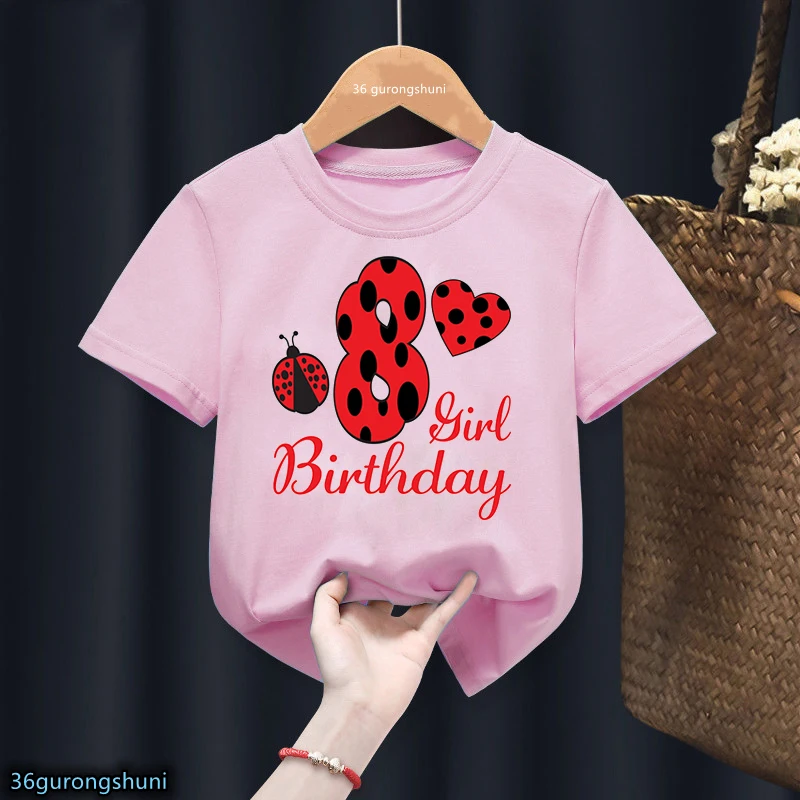 Camiseta personalizada con nombre y mariquita para niño – Manga corta - imagen 2