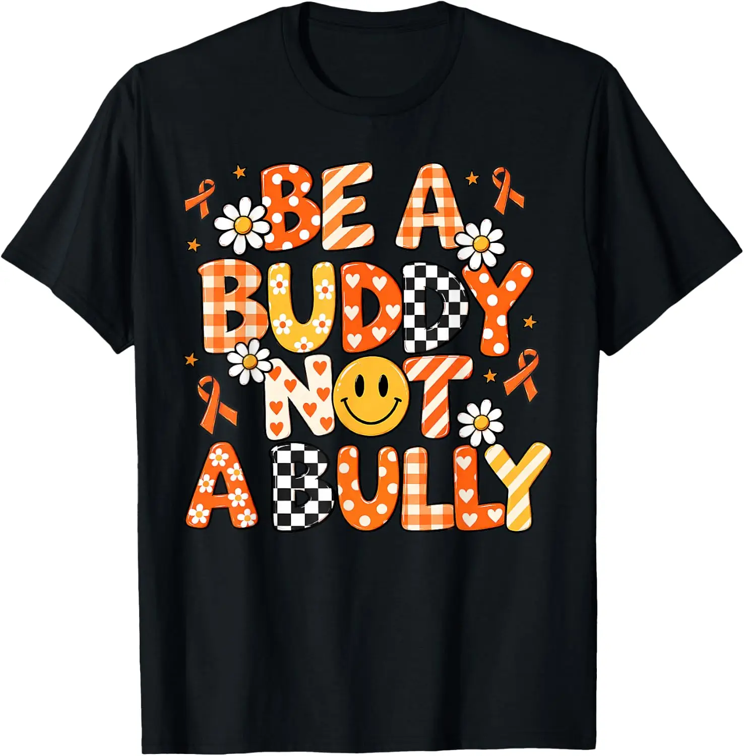 Be Buddy Not A Bully Anti Bullying Unity Day Wear Orange T-Shirt Premium heavyweight pure cotton—stylish, versatile, and unisex; a perfect Christmas gift suitable for year-round wear.