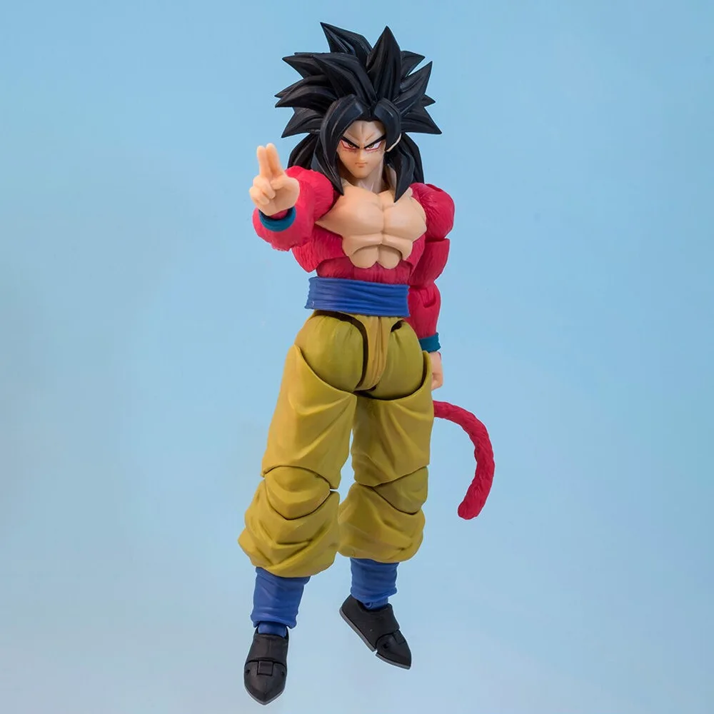 Super Ssj4 Figuras Dragon Ball Z Son Goku Action Figure Toys Anime Saiyan 4 Figurine 16cm Collection Movable Model Children Gift