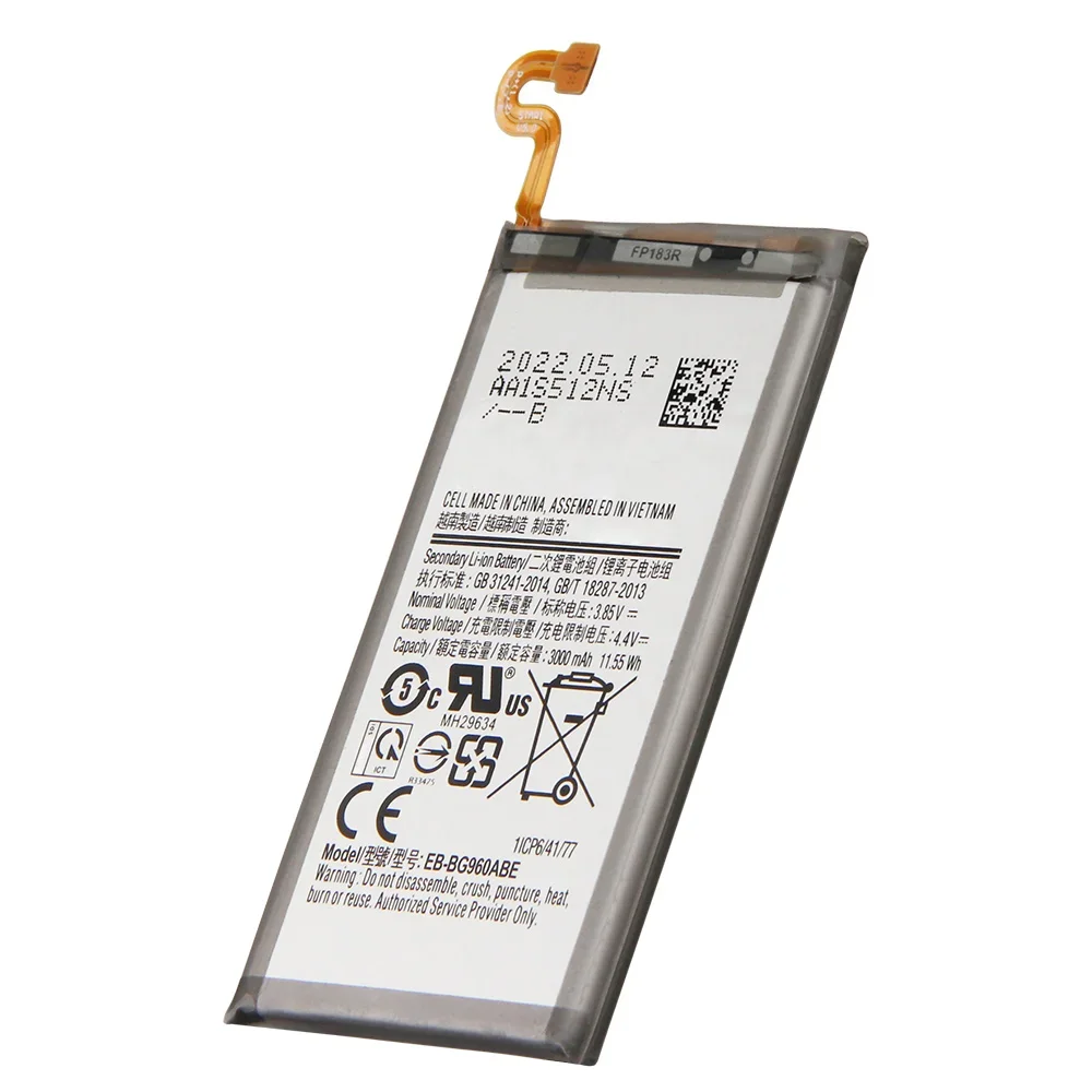 Nowa wymienna bateria EB-BG960ABE do Samsung GALAXY S9 G9600 G960F SM-G960 G960U G960W bateria 3000mAh