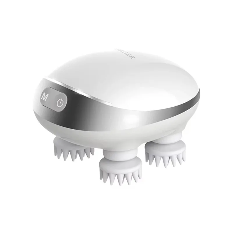 Waterproof Forward Reverse Rotation Head Spa Massage Hair Scalp Massager for Human and Cat Head Massager