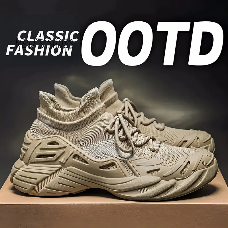 

Mens Lightweight Mesh Dad Shoes Comfortable Cushioned Athletic Sneakers for Outdoor Walking Travel Casual Streetwear