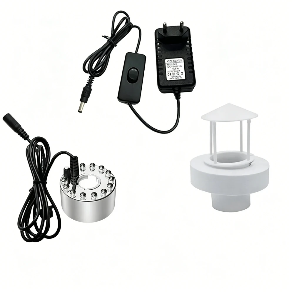 

110V/220V Ultrasonic Mist Atomizer Fog Maker,Multi-use Humidifier for Fish Tank Pond, Fountain and Hydroponic Plant Cultivation