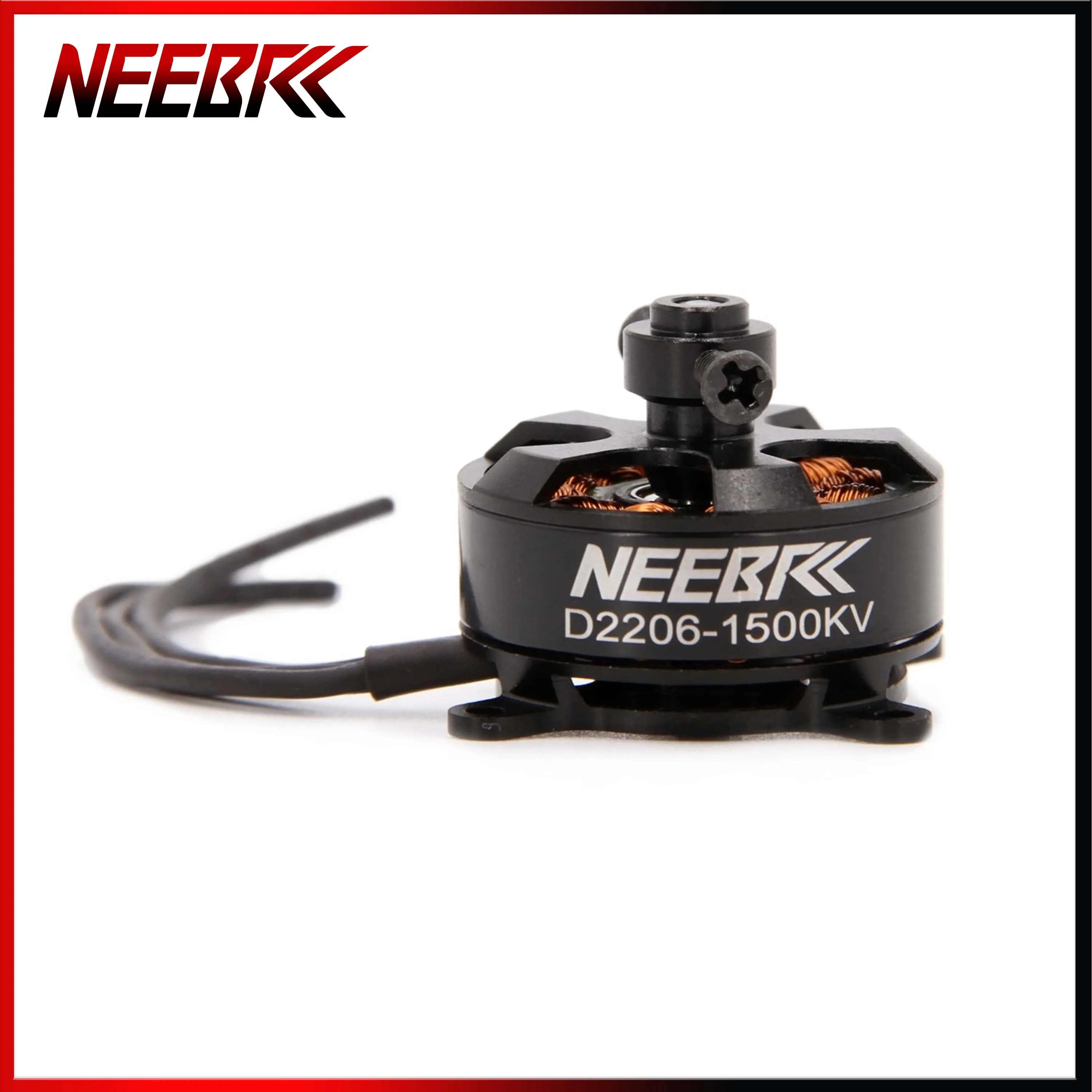 

NEEBRC 2206 1500KV Brushless Motor 2-3S for RC FPV Fixed Wing Drone Aircraft Quadcopter Multicopter UAV ESC Speed Controller Toy