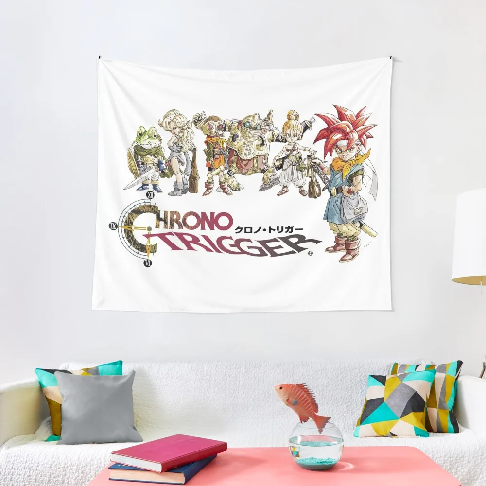 

Chrono Trigger Logo Tapestry Bedroom Decor Aesthetic Decoration Pictures Room Wall Tapestry