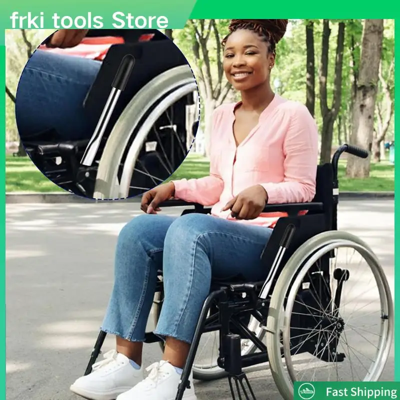 2Pcs Wheelchair Brake Handle Extensions, Wheelchair Brake Extenders Power Chair For Heavy Reclining Wheelchairs-A79G