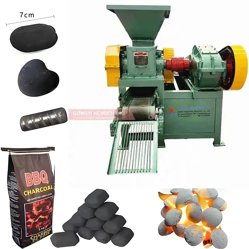 Energy Saving Equipment Activated Carbon Powder Ball Press Machine Clay Iron Ore Charcoal Briquette Making Machine at Affordab