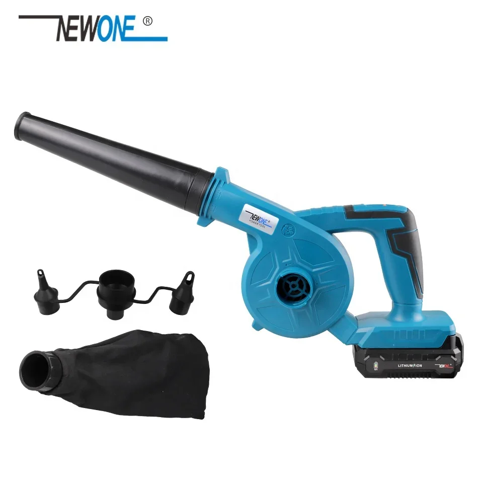 NEWONE 2 In 1 Cordless Electric Air Blower Blowing Suction Leaf Blower PC Dust Cleaner Collector For Makita 18V Battery