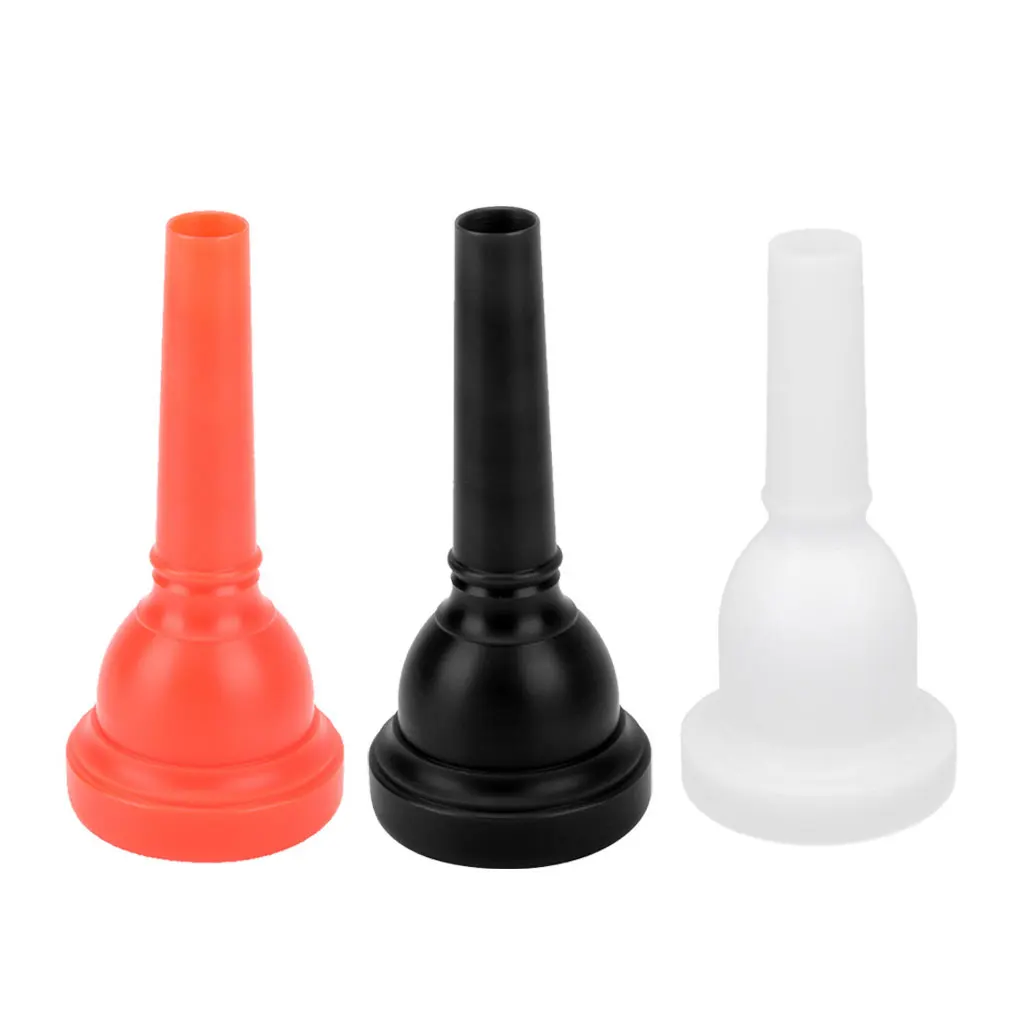 Substituição branca do bocal do chifre do tenor para o bocal plástico puro do trombone do desempenho dos jogadores