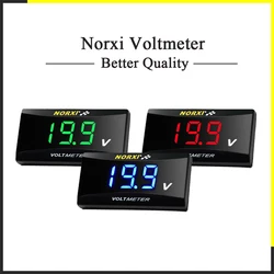 Motorcycle meter KOSO voltmeter Water temperature mini Super blog digital 6V 12V Electromobile thermometer Gauge Car volt Meter