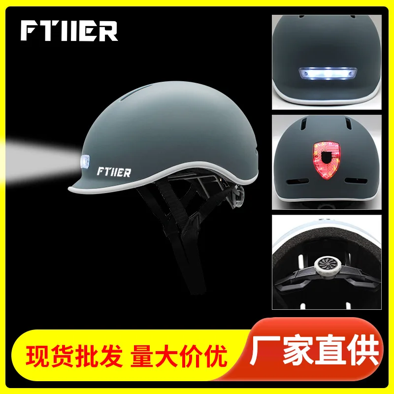 Road Racing Lighting Riding Helmet Mountain Bike Night Riding Warning Light Helmet Bike Warning Lights Helmet