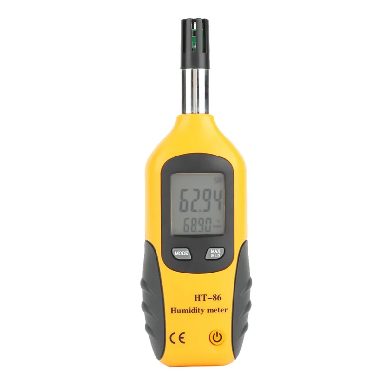 

FYBL-Portable Digital Thermometer Hygrometer Wet Bulb/Dew Point Temperature Meter LCD Screen Humidometer With Backlight