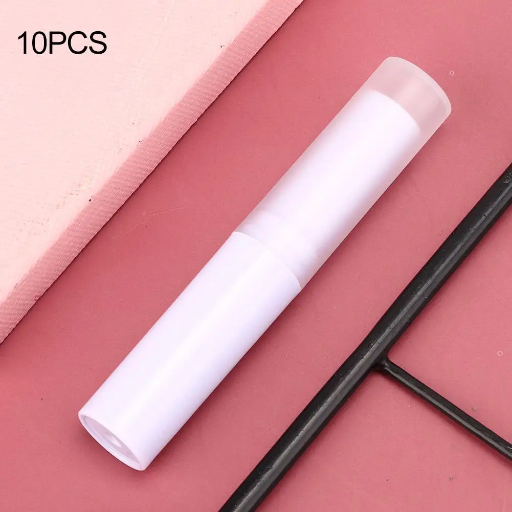 10pcs Empty Lipstick Tubes DIY Lip Balm Containers Matte Gloss Makeup Accessories