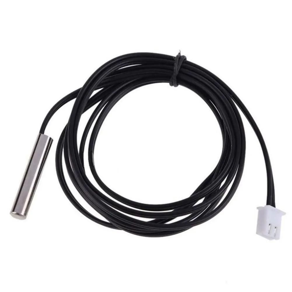 1 Pc 10K 1% 3950 Temperature Temperature Sensor Probe Thermometer Cable Copper-plated Silver/size 4*20mm Tool Accessories