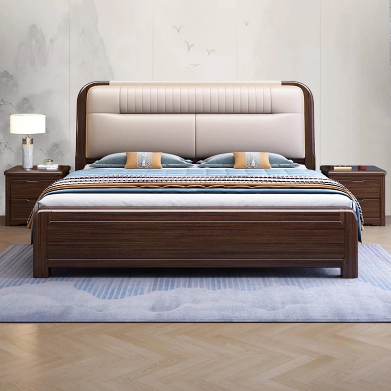 Tempat Tidur Tidur Putri Sandaran Kepala Ganda Tempat Tidur Desain Kapsul Modern Seks Furnitur Suite Lounge Beliche Ukuran King Kecantikan Mewah