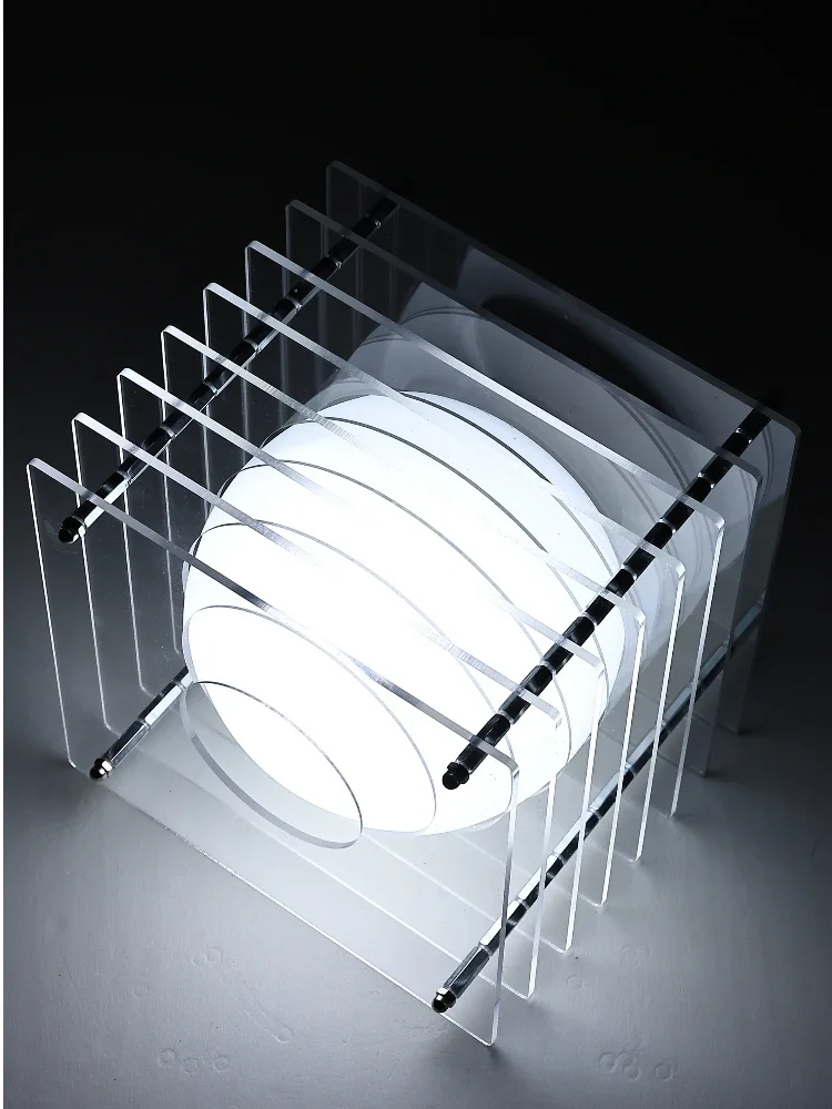 Acrylic Thousand Layer Lamp Moon Lamp Desktop Decoration Suspended Atmosphere Lamp Creative Gift
