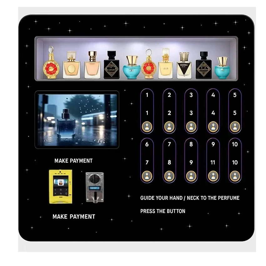 

Automated Scent Fragrance Dispenser Vending Machine with 5 Spray Nozzles Function SDK