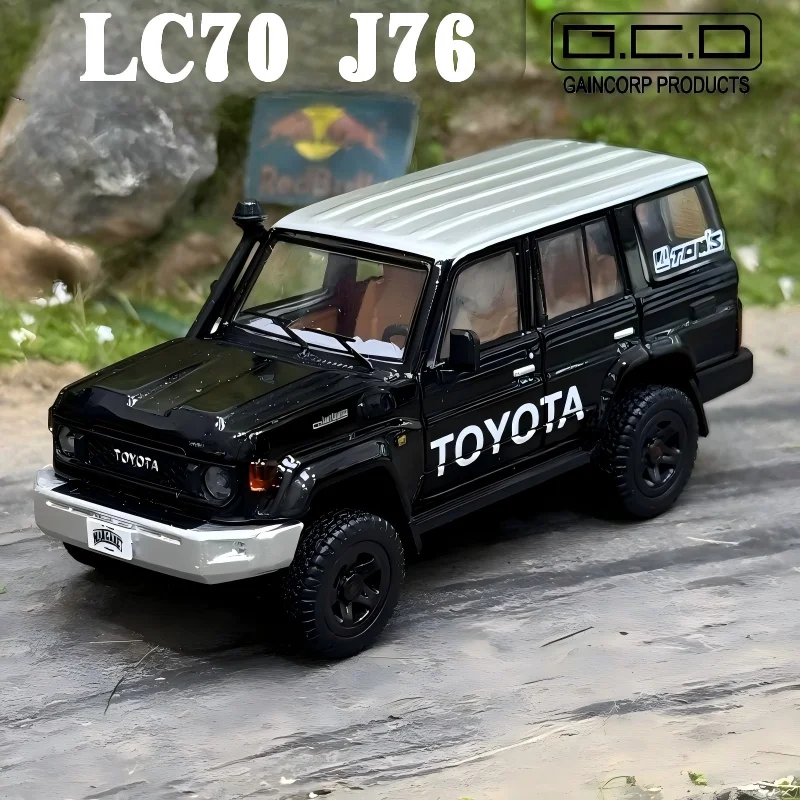 gcd-lc70-j76-1-64-合金自動車ダイキャストモデル車のおもちゃコレクション男の子のギフト