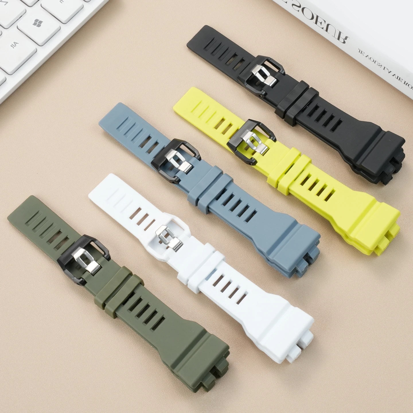 กันกระแทกเรซิ่นนาฬิกาสําหรับ Casio G-Shock GBA-800/GBD-800/GMA-B800/GB 800 Series, กันน้ําอุปกรณ์เสริมกลางแจ้ง