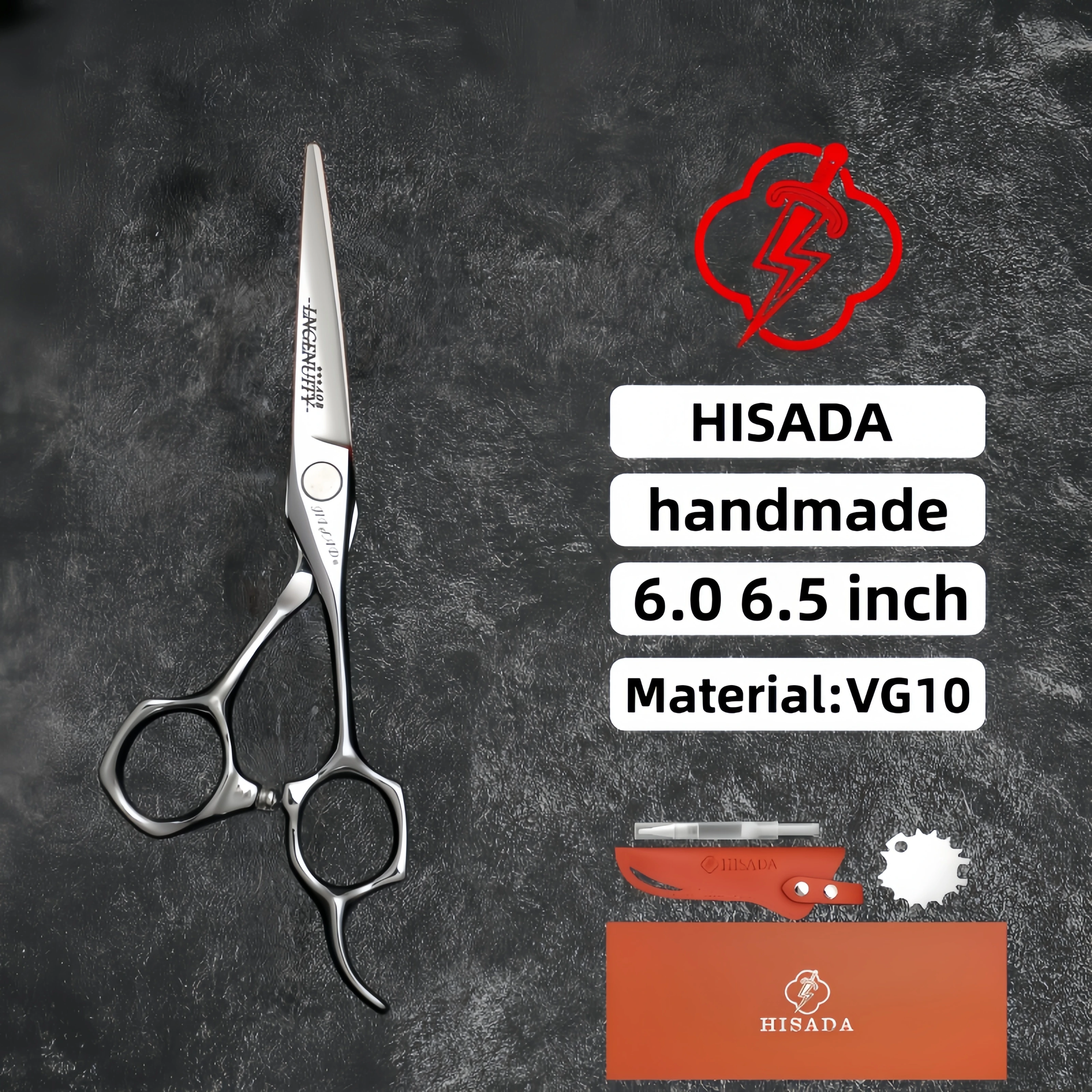 Barber Scissors Barber Shop Exclusive Hair Scissors CNC Precision Machining High-End Scissors 6.0 6.5 Inch Hair Scissors
