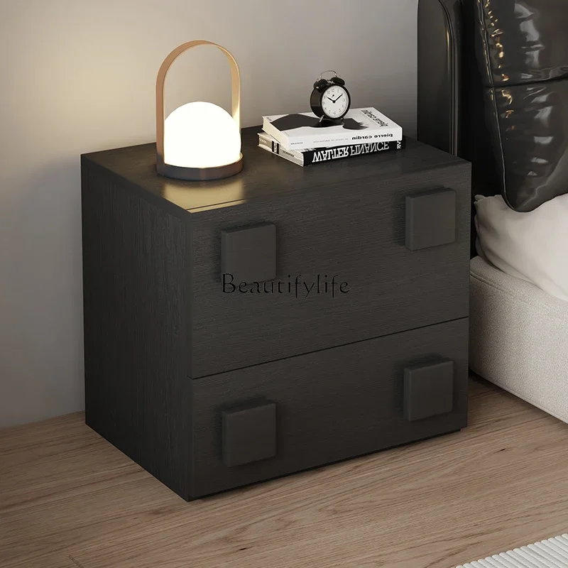 

LJY*Solid wood bedside table