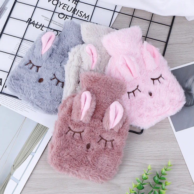 New And High Quality 1pc Cute PVC Relief Stress Pain Hot Water Bottle Bag Soft Reusable Hand Warmer