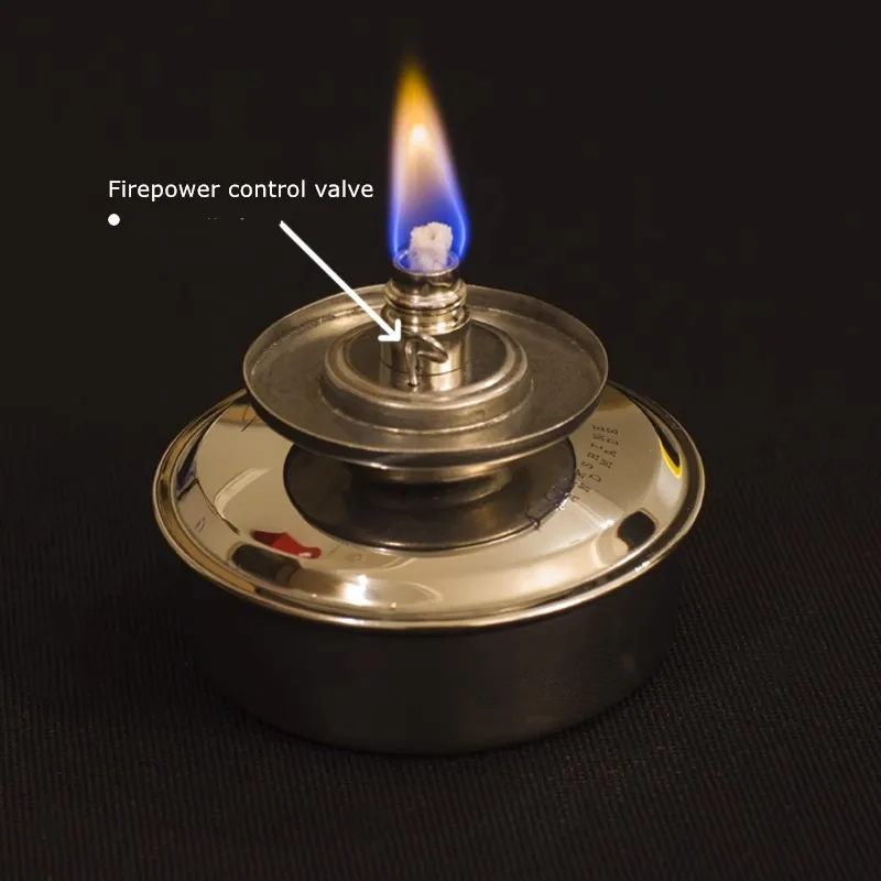 YORKSHINE 304 Stainless Steel Adjustable Flame Alcohol Lamp Can Be Used For Manual DIY Leather Process Heating And Waxing
